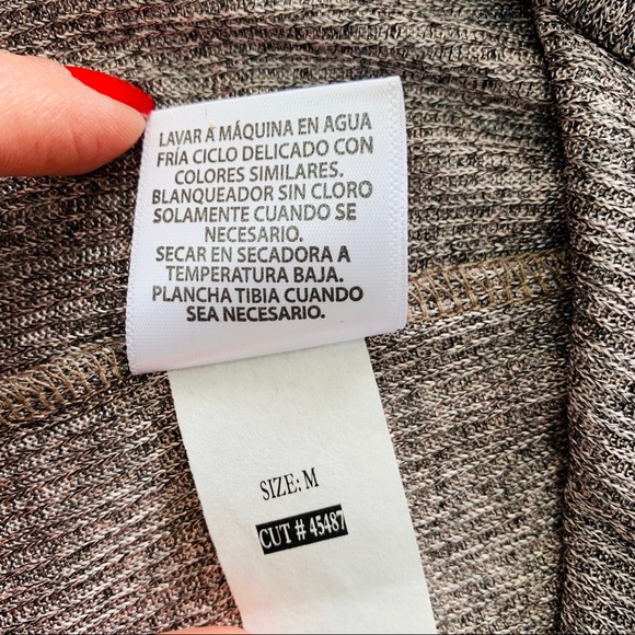 Bar III Cold Shoulder Top - Picture 8 of 8